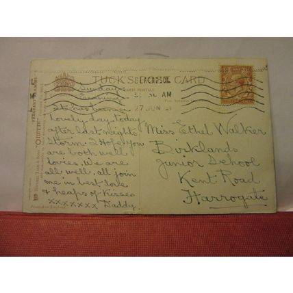 FRAGRANT MEADOWS unused antique postcard by R. Tuck 'Oilette' 1921 pm =