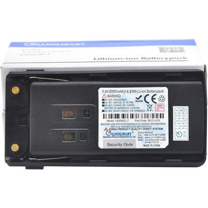 Batería de litio 2000 mAh 7,4 voltios para Wouxun KG-UV9D modelo BLO-010 KG-UV9K