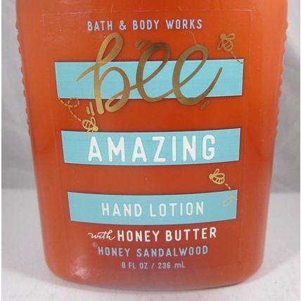 Bath & Body Works Nourishing Hand Lotion 8 oz Bee Amazing Honey Sandalwood