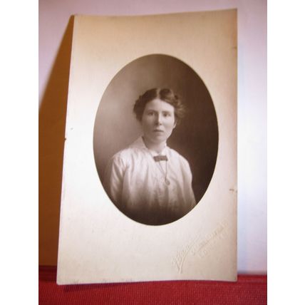 'LAURA' in 1915 antique portrait photograph postcard by J. Games of London NE /