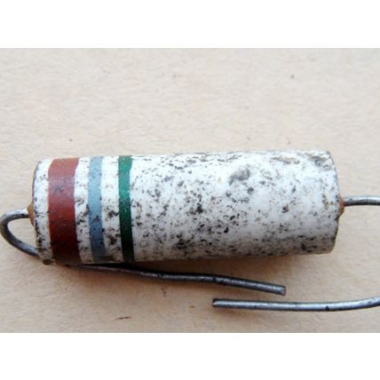 1.8MΩ Carbon Ceramic Erie 5 Watt Resistors x5. New Old Stock. For Valve Amp