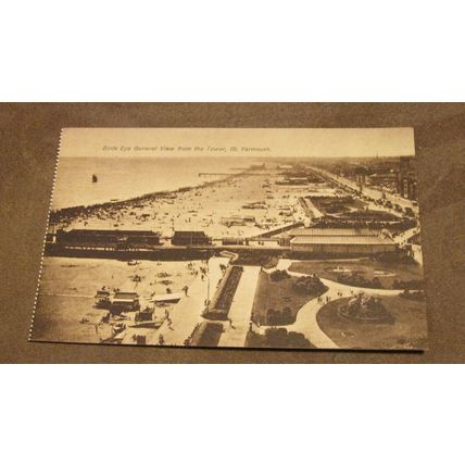 Early postcard - Great Yarmouth scene from Tower, Norfolk