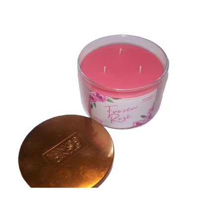 Yankee Candle Frozen Rose 3 Wick Scented 18 oz Candle New