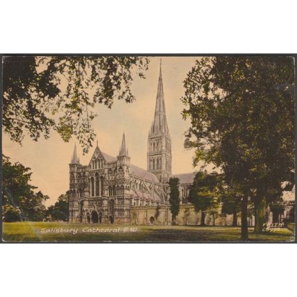 Salisbury Cathedral, Wiltshire, 1955 - Frith's Postcard