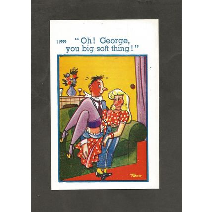 C Richter Cards Saucy Comic Postcard 11999 Soft Thing
