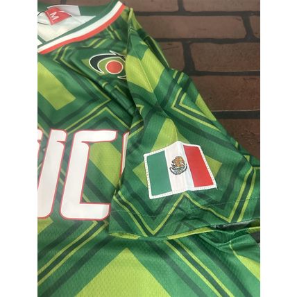 MEXICO 1990 World Cup National Team Headgear Classics Soccer Jersey~Never Worn~