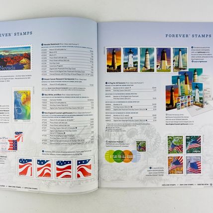 2014 USA Philatelic (Limited Edition) Courage Magazine Farmers Markets Stamps