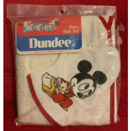 A Very Sweet Vintage Dundee New Walt Disney Baby Bath Set