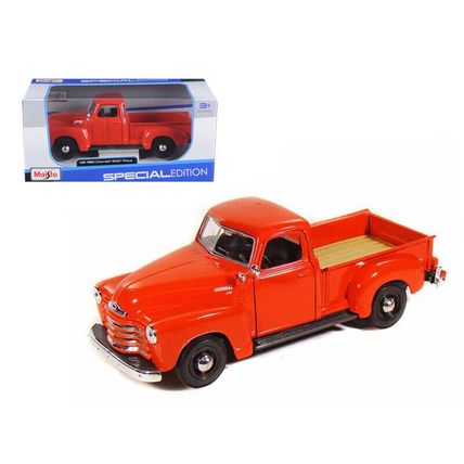 1950 Chevrolet 3100 Pickup Truck Omaha Orange 1/25 Diecast Model Car by Maisto