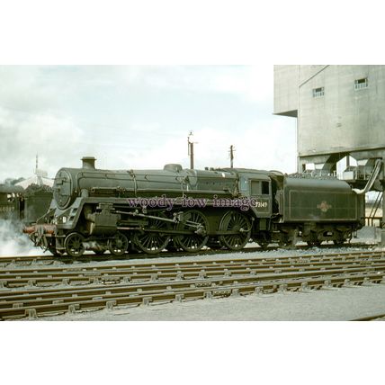 pu3465 - Engine No.73149, at Perth South Shed, Perth - print 6x4