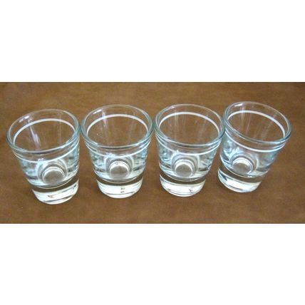 RARE Starbucks Barista Coffee Espresso Shot Glasses Set Of 4