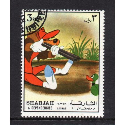 Sharjah - 1972 - 3r Cartoon Characters, Used