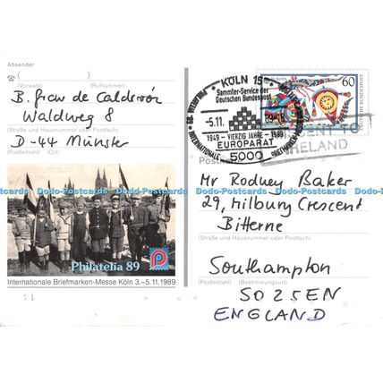 D096767 Internationale Briefmarken Messe Koln. Philatelia