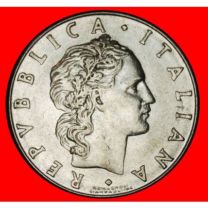 Ⰶ NUDE VULCAN (1954-1989): ITALY★ 50 LIRAS 1979R! DISCOVERY★LOW START★NO RESERVE