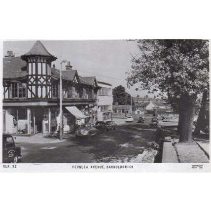 c.1960s postcard Fernlea Avenue, Barnoldswick