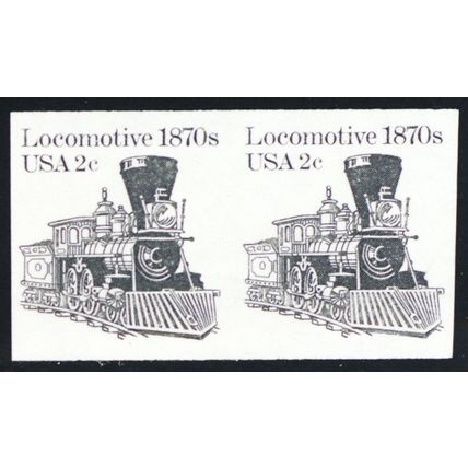 1897Ac, Mint VF NH 2¢ - Imperforate Coil Pair Error * Stuart Katz