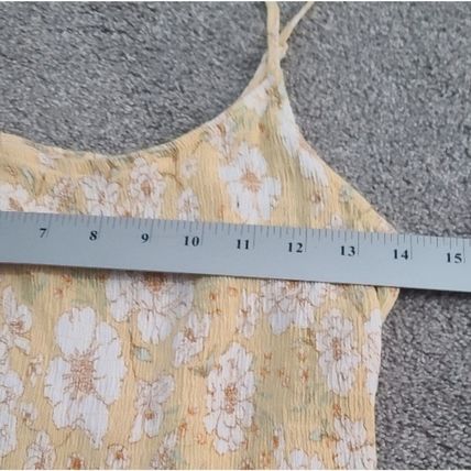 Womens Sundress Size Large Yellow Easter Dress Sleeveless Maxi