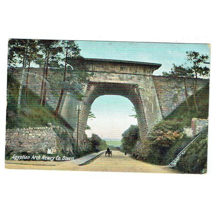 Ireland Co Down postcard Egyptian Arch Newry