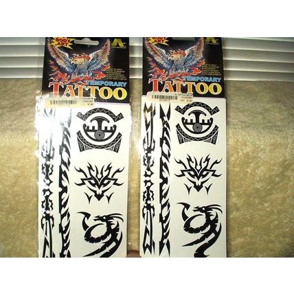 temporary tattoo body art 2 sets of 5 ea. by al tattoo # tn264