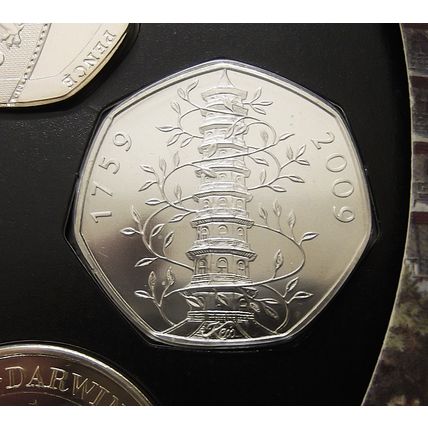 2009 Kew Gardens Royal Mint coin set BUNC