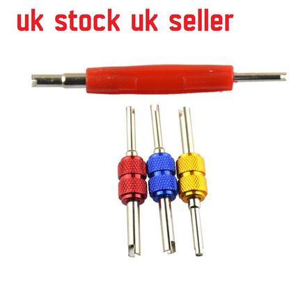 4 Pieces Dual Head Car Truck Tyre Valve Stem Core Remover Repair Wrench Tool