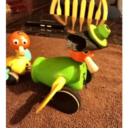 Old Vintage Original Fisher Price Gabby Goofies # 776 13 1/2" Long Working 1960