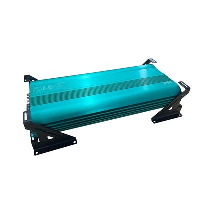 Droppin HZ Car Audio 2RACK 2 Channel Amplifier Rack, Steel, Black Powder Coated,