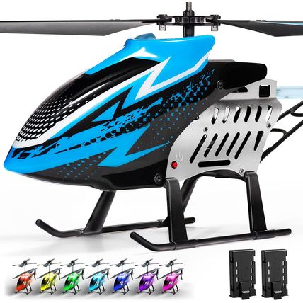 RC Helicopters Big Remote Control Helicopter for Kids Adults with 7+1 LED Light
