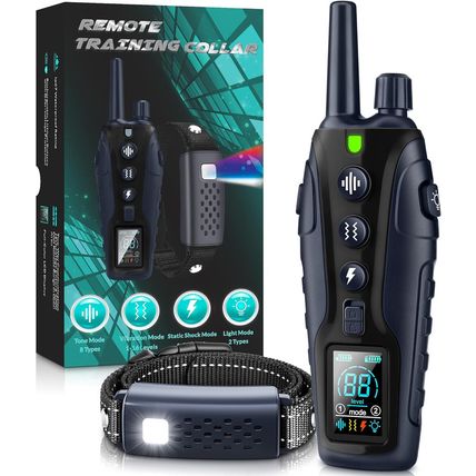 Dog Shock Collar - 4000FT Dog Training Collar with Remote Waterproof E Collar wi
