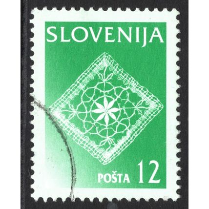 SLOVENIA 1996: LACE - 12SIT USED (G21)