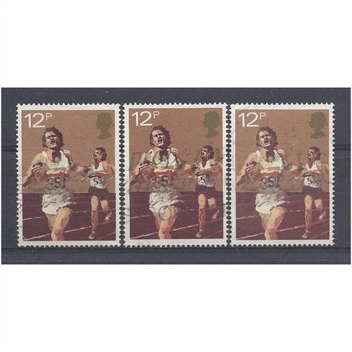 BULK STOCK.SG1134 12p Running x 3.Fine Used.nb12