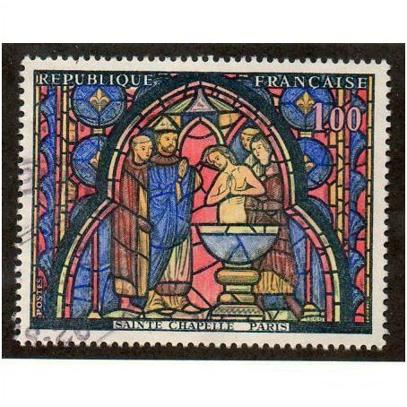 FRA 1966 1F 'FRENCH ART' FINE USED (EBID10833)