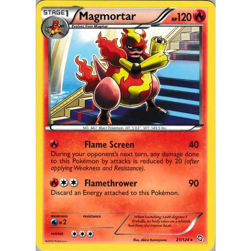 Pokemon B&W Dragons Exalted - #21/124 - Magmortar