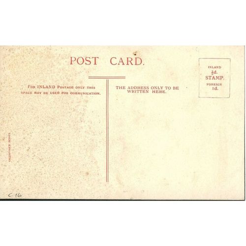 Vintage Valentine's Postcard - On The Clyde, Ayrshire, Scotland - c1900