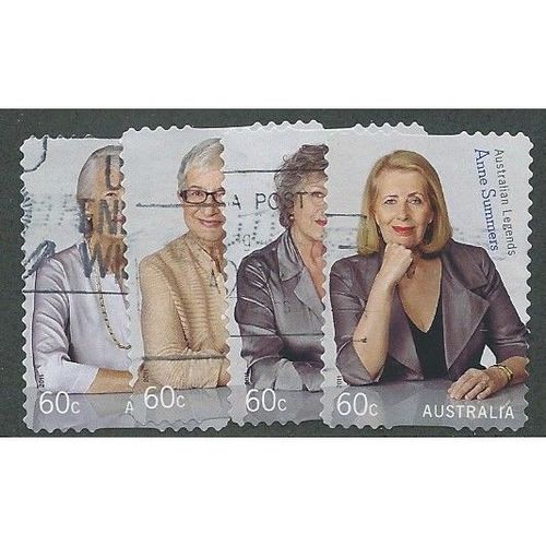 AUS 2011 SET (S/A) 'AUSTRALIAN LEGENDS -'(4v) FINE USED (EBID36-779)