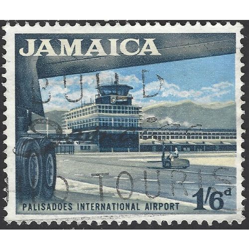 JAMAICA, AIR, Airport Palisadoes, blue 1964, 1/6, #4