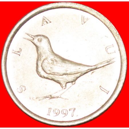 NIGHTINGALE: CROATIA ★ 1 KUNA 1997.! LOW START ★ NO RESERVE!