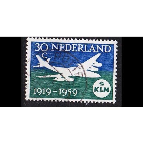 NIEDERLANDE NETHERLANDS [1959] MiNr 0738 ( O/used ) Flugzeug