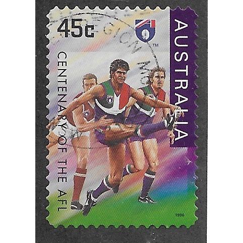 AUS 1996 45c(S/A) 'CENTENARY OF THE AFL' FINE USED (EBID63-077)