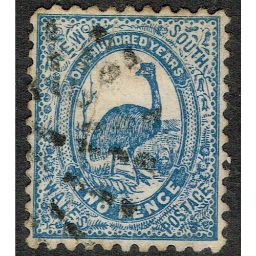 New South Wales 1888 2d Prussian Blue Perf 12 SG254d GU