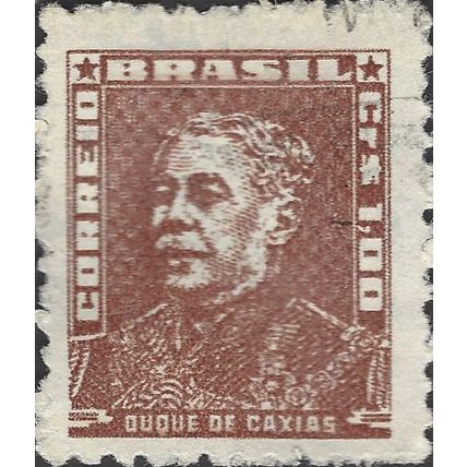 BRAZIL, Duke of Caxias, brown 1954, 1cruz