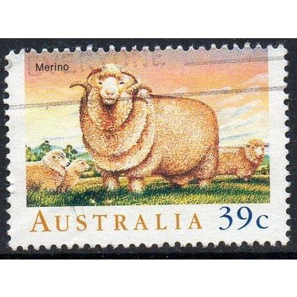 Australia 1989 Sheep in Australia - Merino 39c Used
