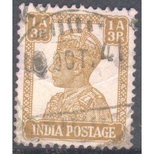 India 1940 - SG 269 - KGV1 1a3p brown- used 5