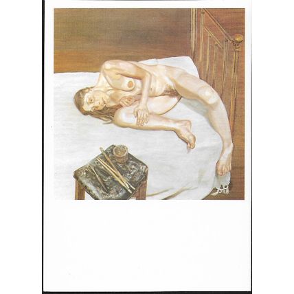 Freud, Lucian - Naked Portrait, 1972-3 - art postcard (Tate)