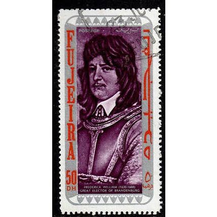Fujeira 1970 German Personalities 50D Used Stamp