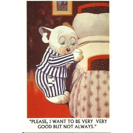 BONZO "Very Very Good" (G.E.Studdy) Postcard (Mayfair BO 576)