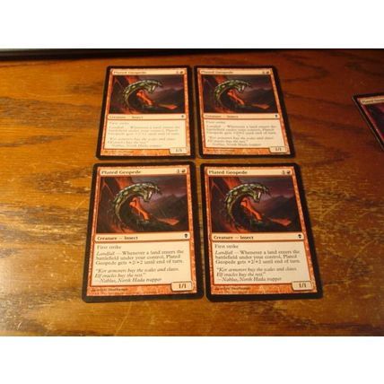 Magic The Gathering, MTG, 11-Cards, 1993-2009, PLATED GEOPEDE, nm