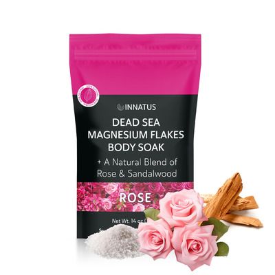 Luxury Dead Sea Spa Gift Set Bath Salt, Magnesium Flakes, Pillow & Linen Spra...