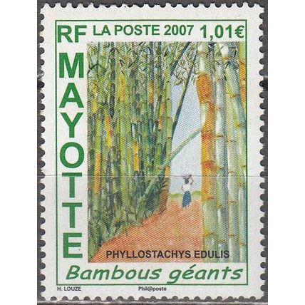 Mayotte 2007 Yvert 197 Neuf ** Cote (2017) 4.00 € Bambous géants