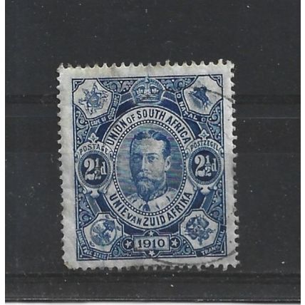 SouthAfrica.SG2 2 1/2d Blue.Colour Unchecked.Fine Used.Aug25